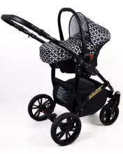 Babylux Miracle Art.286327 Gold Braid  Универсальная коляска 3 в 1