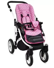 Babylux White Lux  Art.286336 Sweet Pink Universal 3-in-1 stroller