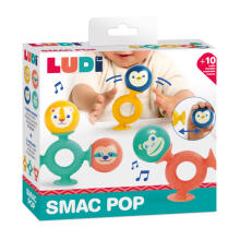 Игрушки LUDI с присосками и гремящими шарами, Smack Pop