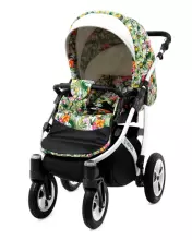 Babylux Tropical Art.286431 Tropical Flowers Universal 3-in-1 stroller