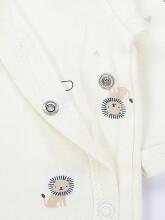 La Bebe™ Long-Sleeved Wrap Shirt for Newborn (1 pc), Art.024645, Size 50, 100% Cotton