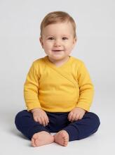 La Bebe™ Long-Sleeved Wrap Shirt for Newborn (1 pc), Art.024645, Size 50, 100% Cotton