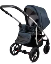 Babylux Qbaro Art.286468 Silver Универсальная коляска 3 в 1
