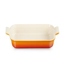 Cepamtrauks taisnstūra Heritage akmens masas 26x19cm / 2,4L oranžs