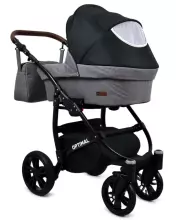 Babylux Optimal Art.286504 Red Tulips  Универсальная коляска 3 в 1