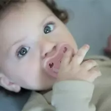 Hevea Natural Rubber Pacifier  Art.216121 Pale Butter  anatomical 3-36 month