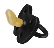 Hevea Natural Rubber Pacifier  Art.211721 Space Black Анатомическая/ортодонтическая Пустышка из 100% натурального каучука 3-36 мес.