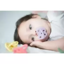 Hevea Natural Rubber Pacifier  Art.211721 Space Black Анатомическая/ортодонтическая Пустышка из 100% натурального каучука 3-36 мес.