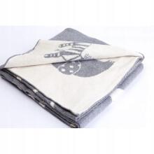 MiniWorld Knitted Blanket Art.286631 Alphabet Children's cotton blanket/plaid 80x100 cm