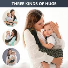 Aoowu Baby Carrier Art.286663 Ķengursoma - aktīviem vecākiem gariem pārgājieniem no 4 līdz 15 kg