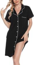 Italian Fashion Nightdress Art.286683 Dark Pink  Naktskrekliņs grūtniecēm / barošanai  ar podziņam