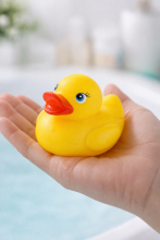 Happy Toys Bath Toy Duck Art.9842  Игрушка  для ванной Уточка с пищалкой, 1 шт.