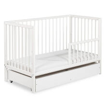 Klups Frania Art.286729 White Деревянная кроватка 120x60см