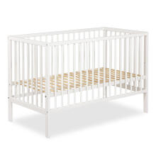 Klups Frania Art.286729 White Деревянная кроватка 120x60см