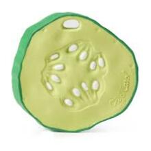 vOil Carol Teether Toy Art.286825 Cucumber Прорезыватель для зубов  (натуральный каучук)