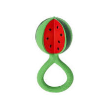 Oil Carol Teether Rattle Art.286826 Watermelon zobgrauznis no naturāla kaučuka