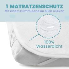 Fitted Sheet Art.286828  Простынь с резинкой для колыбели 50x83см