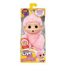 LITTLE LIVE PETS Interaktīvs plīša pērtiķēns Minis, 19 cm