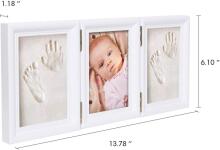 BabyIn Picture Frame Imprint Set Art.287123 Hand and Foot print