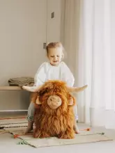 Wild&Soft Soft Bouncy Art.287137 Cow Rotaļlieta lēkāšanai un balansam