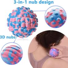 Haobin  Sensory Balls/Tip Foot Massager  Art.287148 Mix  Sensorā/masaža bumba ēzītits  7.5 cm ,1 gab