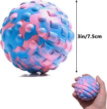 Haobin  Sensory Balls/Tip Foot Massager  Art.287148 Mix  Sensorā/masaža bumba ēzītits  7.5 cm ,1 gab