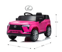 MILLY MALLY 6942 Аккумуляторный автомобиль Lexus GX550 Розовый