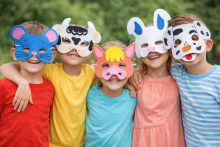 Farm animal mask Art.9673 Маска карнавальная