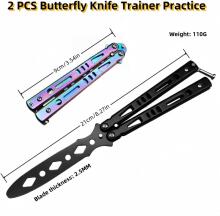 Butterfly Knife Art.287278 Tauriņu nazis treniņiem 21cm,2 gab