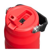 Термос с трубочкой IceFlow Bottle Flip Straw 2.0 0.71L темно-красного цвета