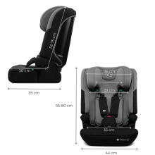 KINDERKRAFT Bērnu sēdeklis I-COMFY i-Size TUMŠI PELĒKS