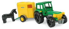 WADER 35022 Traktors Lauksaimnieks ar Piekabi Kastē