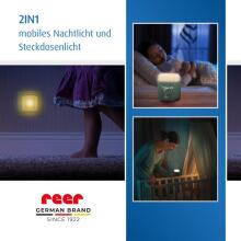 Reer 2in1 SleepLight Art.287522 Eucalyptus Nakts lampiņa