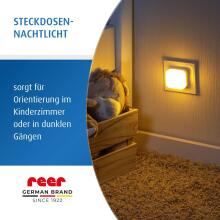 Reer 2in1 SleepLight Art.287524 Cream  Night Light