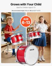 Kidsworld Musical Instrument Drum Kit Art.287557 Комплект барабанов для юных музыкантов