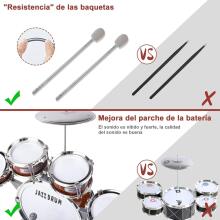 Kidsworld Musical Instrument Drum  Art.287558 Komplekts- mūzikālās bungas