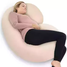 La Bebe™ Maternity Pillow Cotton Sì -Duo Art. 5-170 Wild Life. Многофункциональная подушка/подкова для беременных  с наполнителем memory foam