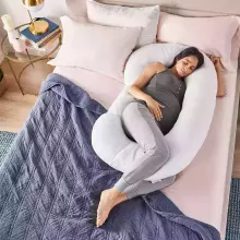 La Bebe™ Maternity Pillow Cotton Sì -Duo Art. 5-170 Wild Life. Многофункциональная подушка/подкова для беременных  с наполнителем memory foam