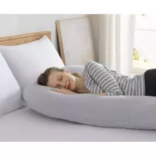 La Bebe™ Maternity Pillow Cotton Sì -Duo Art. 5-171 Wild Life. Многофункциональная подушка/подкова для беременных  с наполнителем memory foam