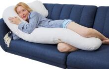 La Bebe™ Flopsy Pillow Art. 5-170 Wild Life. Cotton Nursing Maternity grūtnieču pakaviņš spilvens ar pārvalku [2 pārvalki], sintepona pildīšana,180 см