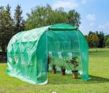 Теплица туннельная садовая пленочная 6x3x2 м 18 м² металлический каркас пленка UV
