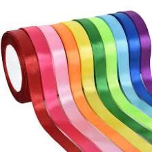 Gift Paper Satin Ribbon Art.287785 Mix Color Сатиновая лента для упаковки подарков 12мм/25м,1 шт