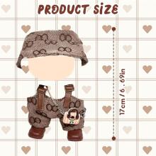 Kidsworld Doll Cloth Art.287804 Apģērbu komplekts lellēm, 17 cm augstuma