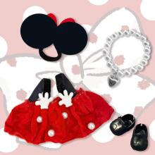 Kidsworld Doll Cloth Minnie Art.287806 A set of clothes for dolls 17 cm tall