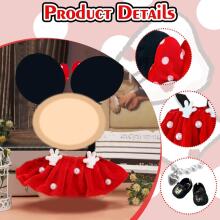 Kidsworld Doll Cloth Minnie Art.287806 A set of clothes for dolls 17 cm tall