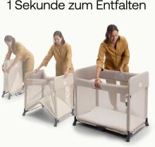 Bugaboo Stardust 2-in-1 Art.287808 Midnight Black Bērnu ceļojuma gultiņa