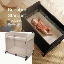 Bugaboo Stardust 2-in-1 Art.287808 Midnight Black Bērnu ceļojuma gultiņa