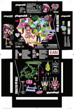 PLAYMOBIL Monster High – романтическое свидание на День святого Валентина: Дракулаура и Клод