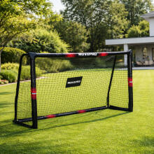 Futbola vārti ar tīklu futbolam 180x120x60 cm MOVEPRO