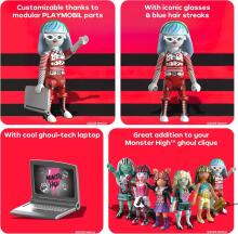 PLAYMOBIL Monster High – фигурка Гулии Йелпс для жутко весёлых и творческих приключений